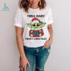 Baby Yoda Christmas Shirt Disney Snack T Shirt Sweatshirt