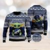 MLB Tampa Bay Rays Cute 12 Grinch Face Xmas Day Ugly Christmas Sweater Sport Fans Men And Women Christmas Gift