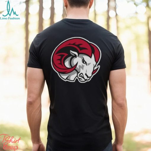 Youth Black Winston Salem State Rams Logo Comfort Colors T Shirt