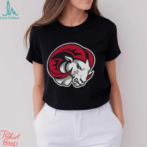 Youth Black Winston Salem State Rams Logo Comfort Colors T Shirt