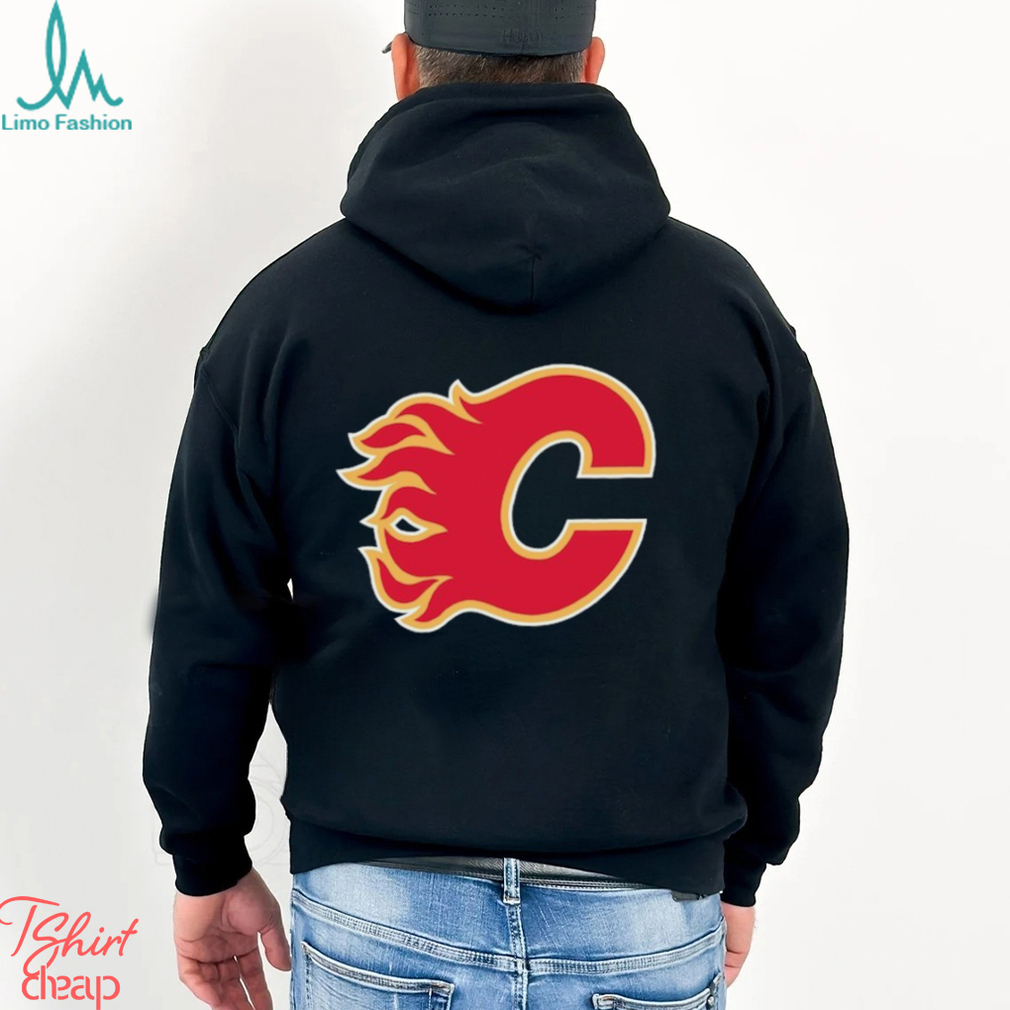 Youth Calgary Flames Levelwear Black Team Little Richmond T Shirt