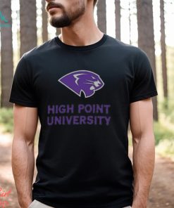 Youth Gray High Point Panthers Logo Comfort Colors T Shirt
