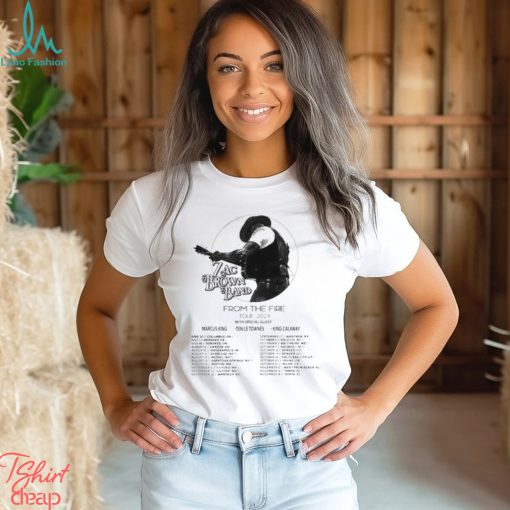 Zac Brown Band Vintage, Zac Brown Band 2023 Tour Shirt, Zac Brown Band From The Fire Tour 2023 Shirt, Zac Brown Band Fenway 2023 Setlist Merch Shirt