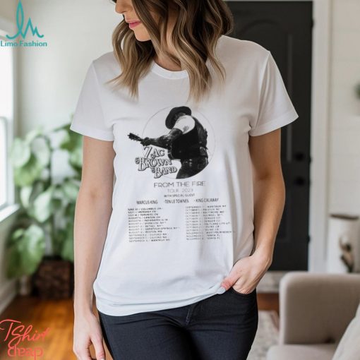 Zac Brown Band Vintage, Zac Brown Band 2023 Tour Shirt, Zac Brown Band From The Fire Tour 2023 Shirt, Zac Brown Band Fenway 2023 Setlist Merch Shirt
