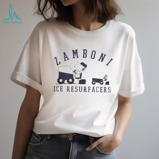 Zamboni Ice Resurfacers Snoopy T Shirt