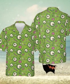 Zombie Eye Skin Creepy Halloween Hawaiian Shirt Themed Halloween Gifts For Adults