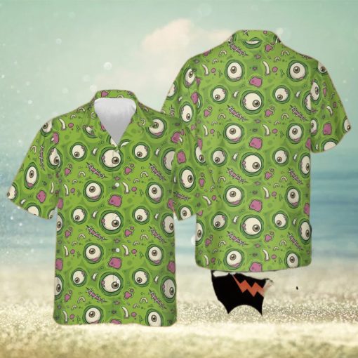 Zombie Eye Skin Creepy Halloween Hawaiian Shirt Themed Halloween Gifts For Adults