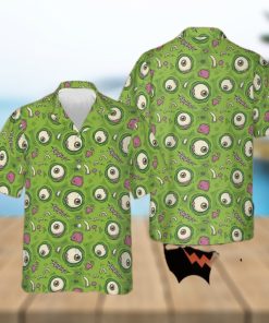 Zombie Eye Skin Creepy Halloween Hawaiian Shirt Themed Halloween Gifts For Adults