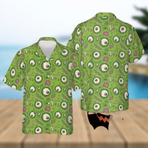 Zombie Eye Skin Creepy Halloween Hawaiian Shirt Themed Halloween Gifts For Adults