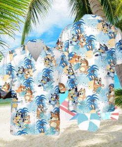 cFunny Aloha Bluey Hawaiian Shirt Gift For Cartoon Lovers