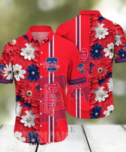 hiladelphia Phillies MLB Flower 3D Full Printing Hawaiian Shirt