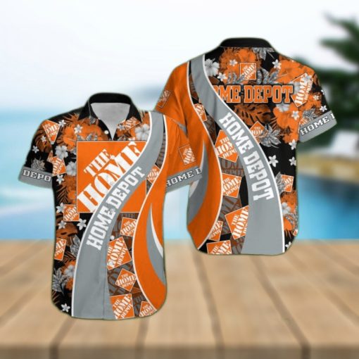 home depot New Pocket All Over Print Hawaiian Shirt Tropical Aloha For Mens