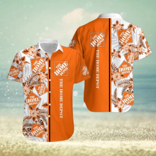 home depot Sunset Logo 3D Hawaiian Shirt Men And Women Gift