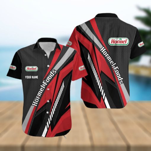 hormel foods Personalized Name Party Brand AOP Hawaiian Beach Shirt For Summer
