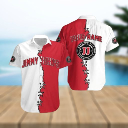 jimmy john’s Personalized Name Exclusive Pattern Beach Hawaii Shirt Men And Women Gift For Family