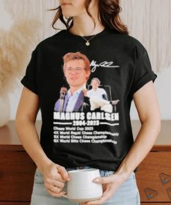 magnus Carlsen 2004 2023 Championship Shirt