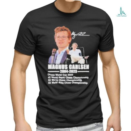 magnus Carlsen 2004 2023 Championship Shirt