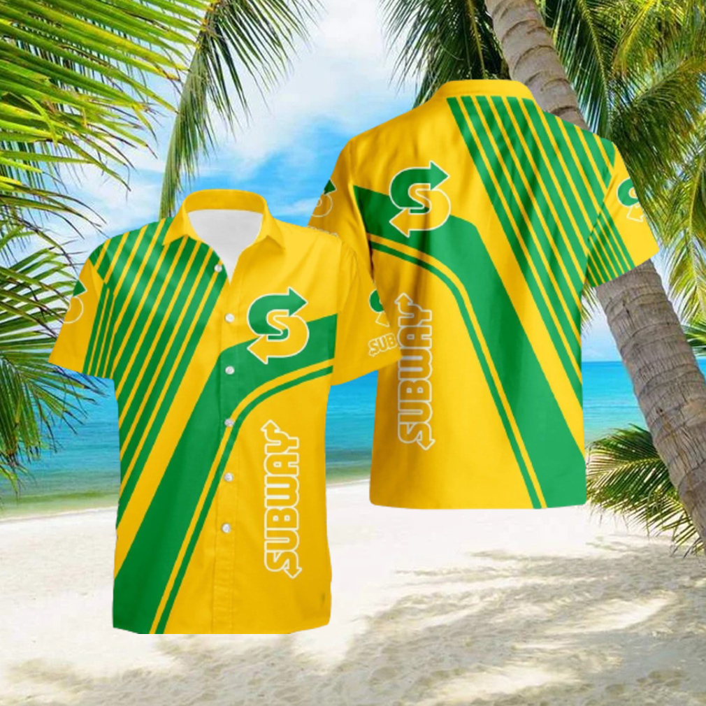 Personalized Name Subway All Over Printed 3D Hawaiian Shirt - Limotees