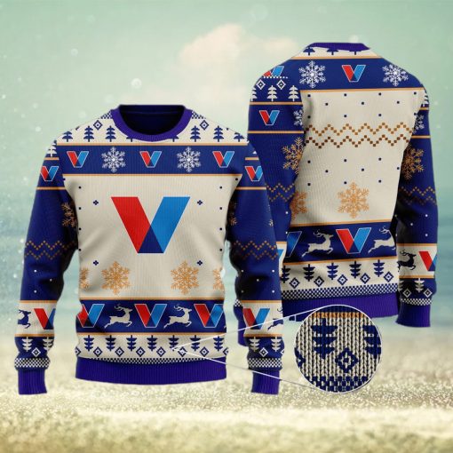 valvoline Brand Logo Ugly Xmas Sweater Gift For Christmas Sweatshirt