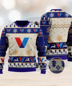 valvoline Brand Logo Ugly Xmas Sweater Gift For Christmas Sweatshirt