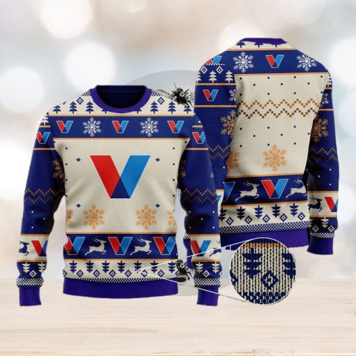 valvoline Brand Logo Ugly Xmas Sweater Gift For Christmas Sweatshirt