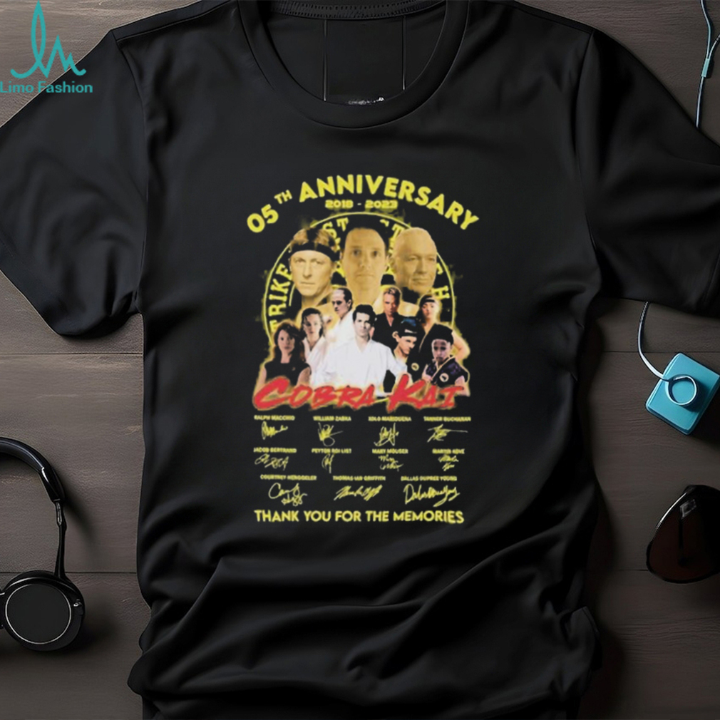 05th Anniversary 2018 – 2023 Cobra Kai Thank You For The Memories T Shirt 05th Anniversary 2018 – 2023 Cobra Kai Thank You For The Memories T Shirt