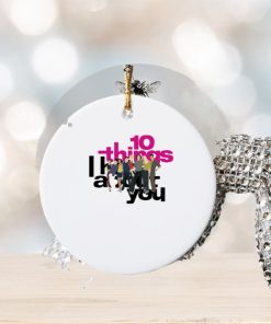 10 Things I Hate About You Cast Art Orrnament Christmas