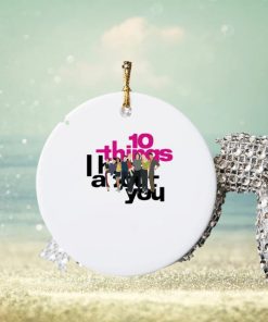 10 Things I Hate About You Cast Art Orrnament Christmas