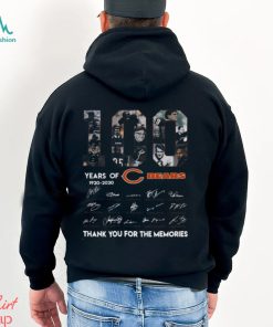 100 Years Of Chicago Bears Thank You For The Memories Shirt