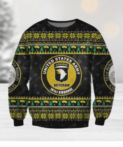 101 St Airborne Division Veteran Unisex Ugly Christmas Sweater