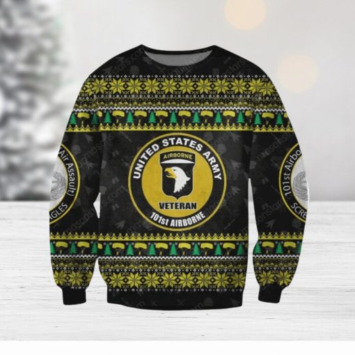 101 St Airborne Division Veteran Unisex Ugly Christmas Sweater