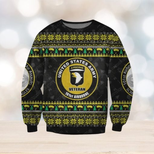 101 St Airborne Division Veteran Unisex Ugly Christmas Sweater