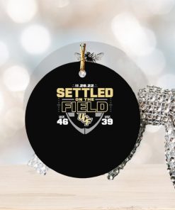 11 26 22 Settled On The Field UCF Knights 46 39 South Florida Bulls Ornament Christmas