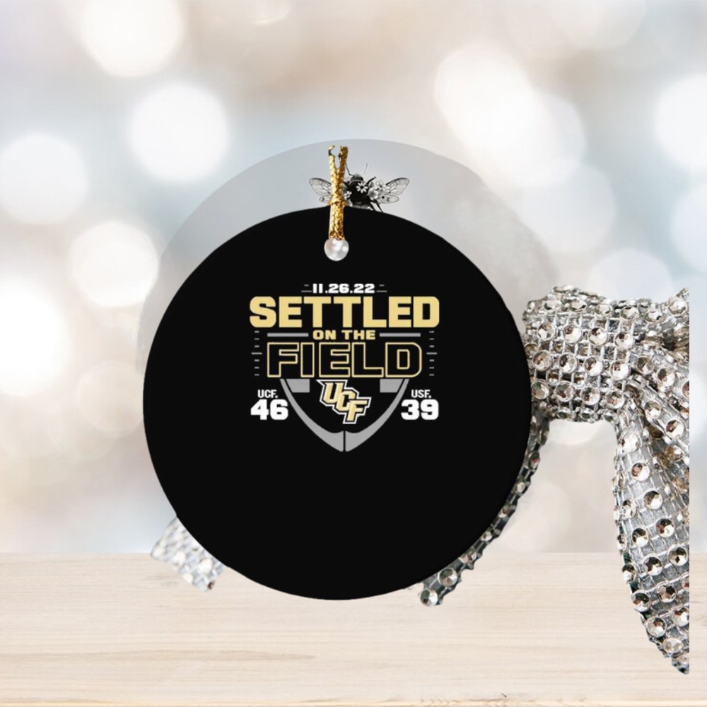 11 26 22 Settled On The Field UCF Knights 46 39 South Florida Bulls Ornament Christmas 11 26 22 Settled On The Field UCF Knights 46 39 South Florida Bulls Ornament Christmas