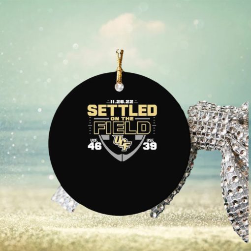 11 26 22 Settled On The Field UCF Knights 46 39 South Florida Bulls Ornament Christmas