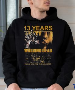 13 Years 2010 – 2023 The Walking Dead Signature Thank You For The Memories T Shirts
