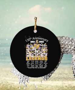 130th Anniversary 1893 – 2023 LSU Tigers The Legends Thank You For The Memories Ornament Christmas