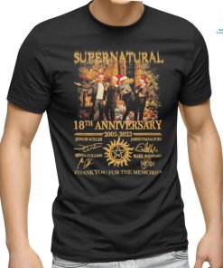 18th Anniversary 2005 2023 Supernatural T Shirt