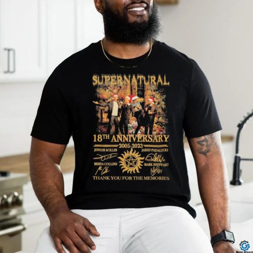 18th Anniversary 2005 2023 Supernatural T Shirt