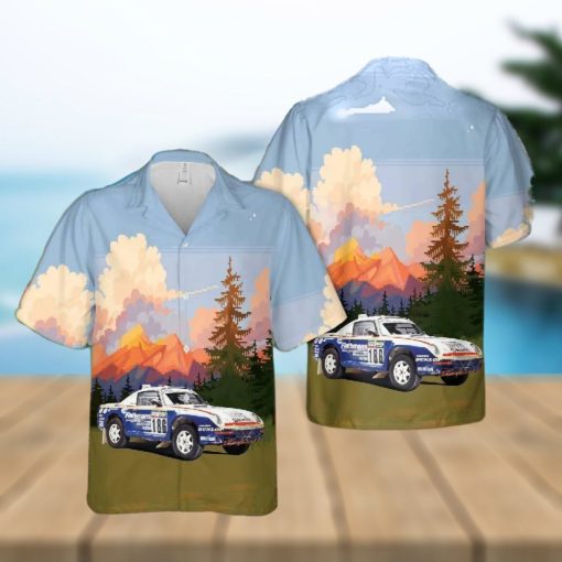 1984 Porsche 959 Rally Hawaiian Shirt