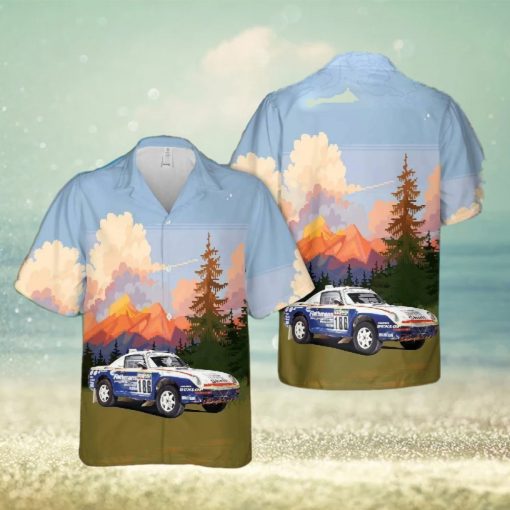 1984 Porsche 959 Rally Hawaiian Shirt