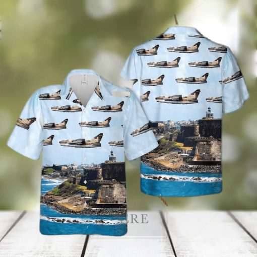 198th Tactical Fighter Squadron A 7d Corsair Ii Hawaiian Shirt