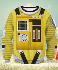 2001 A Space Odyssey Yellow Unisex Ugly Christmas Sweater