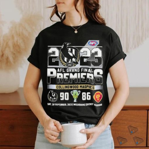 2023 AFL Grand Final Premiers Collingwood MAgpies 90 86 shirt