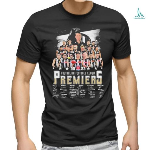 2023 AFL Premiers Collingwood Magpies Signatures Shirt