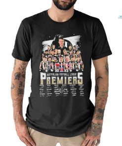 2023 AFL Premiers Collingwood Magpies Signatures Shirt