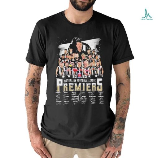2023 AFL Premiers Collingwood Magpies Signatures Shirt