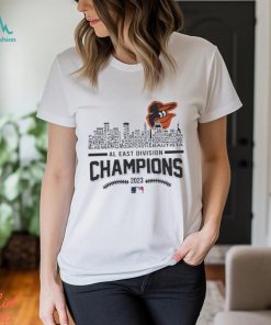 2023 Al East Division Champions Baltimore Orioles Skyline Players Name Shirt