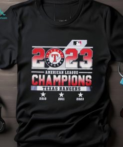 2023 American League Champions Texas Rangers 2010 2011 2023 Shirt