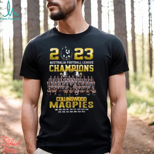2023 Australia Football League Champions Collingwood Magpies Unisex T Shirt
